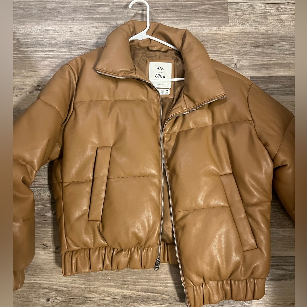 Abercrombie & Fitch Vegan Leather Jacket